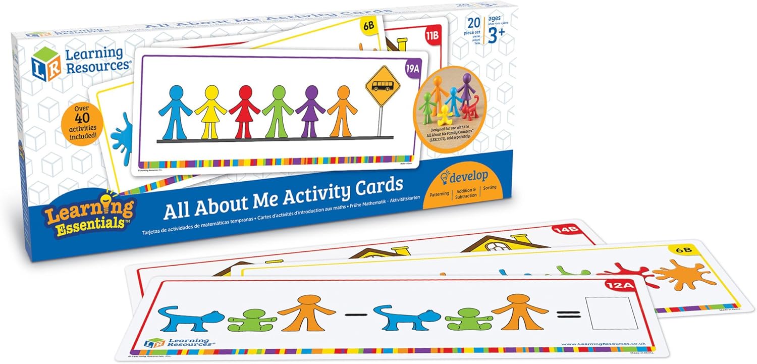 Moje rodina - Karty aktivit (All About Me Family Counters Activity Cards)