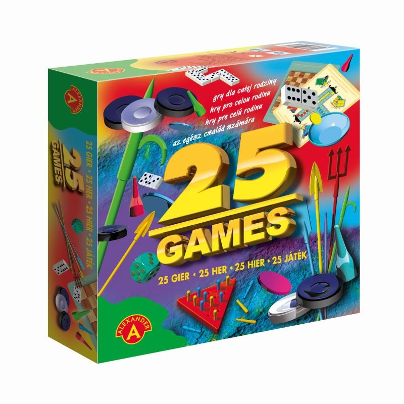 25 HER - sada nejoblíbenějších společenských her - VYŘAZENO