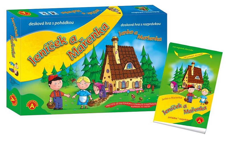 Jeníček a Mařenka - desková hra s pohádkou - VYŘAZENO