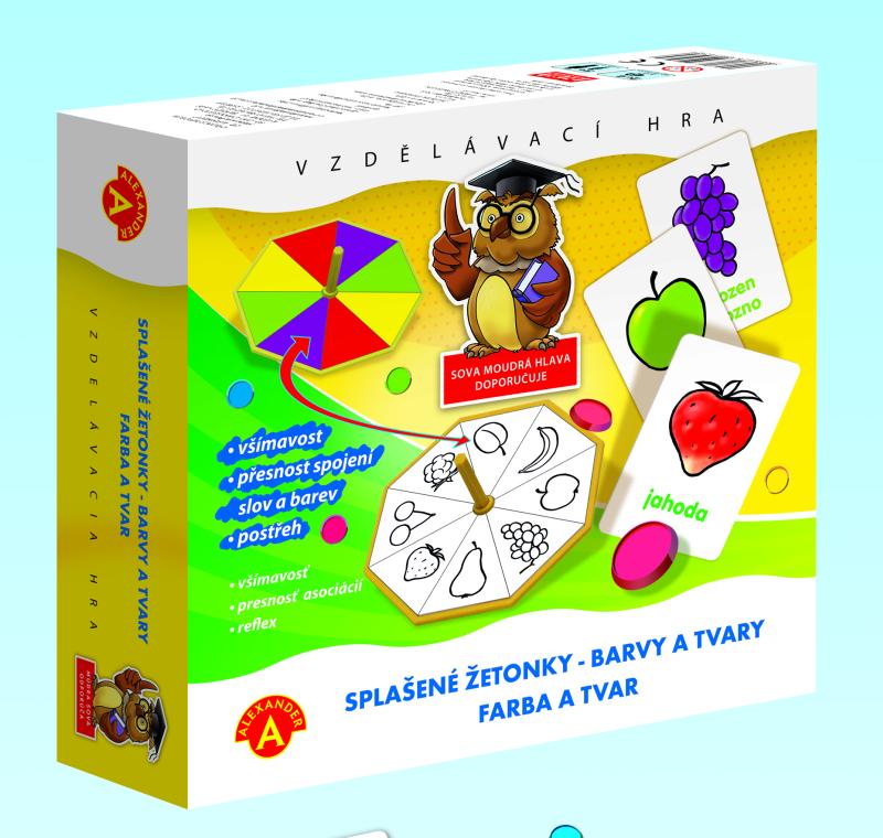 Splašené žetonky-Barvy a tvary - VYŘAZENO