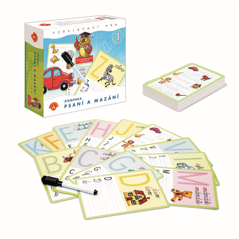 Psaní a mazání 1 - PÍSMENKA