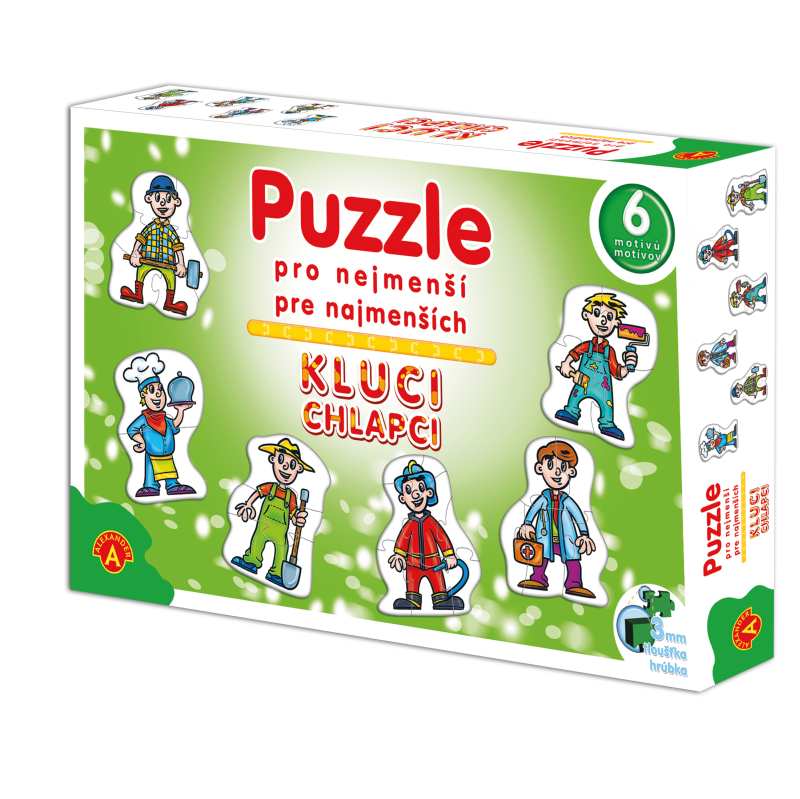 Puzzle pro nejmenší - Chlapci - VYŘAZENO