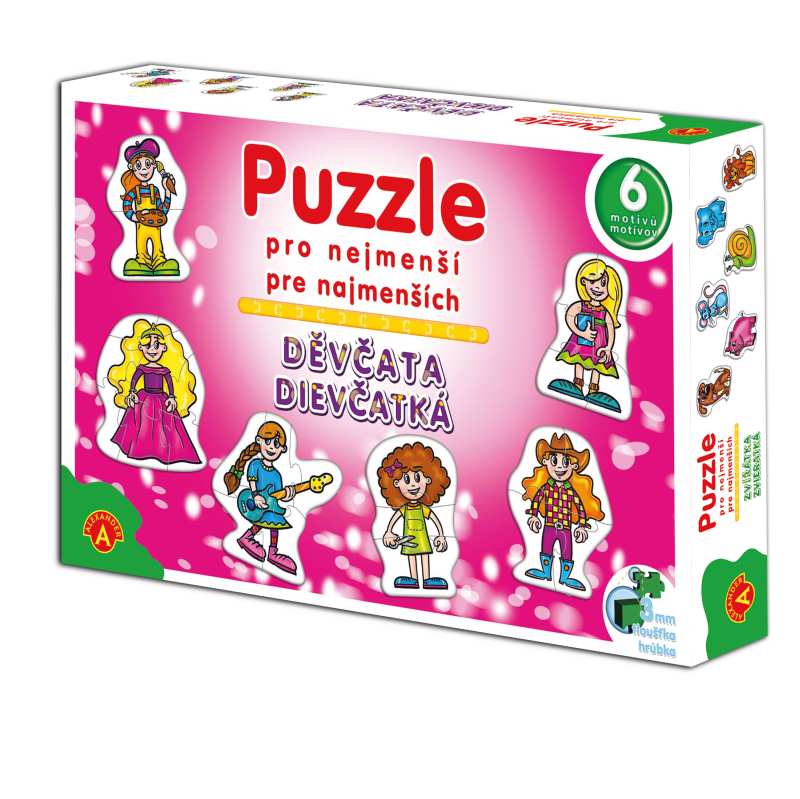 Puzzle pro nejmenší - Děvčata - VYŘAZENO