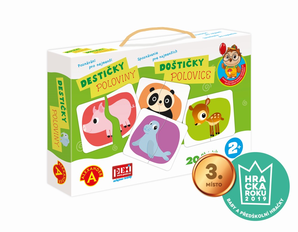 Poznávání pro nejmenší - Destičky-Poloviny -VYŘAZENO