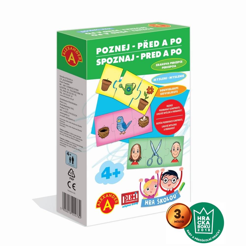 PEXI Hra školou® - POZNEJ - PŘED A PO