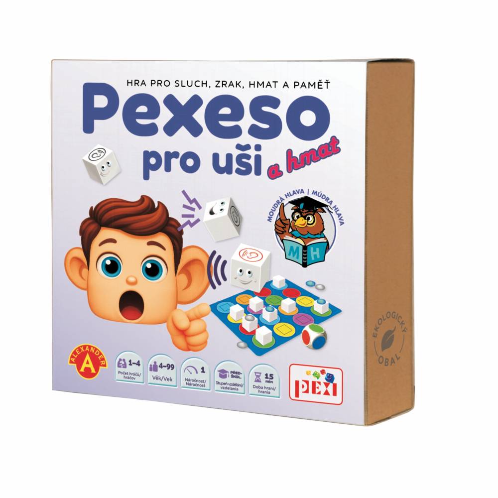 PEXI Pexeso pro uši a hmat