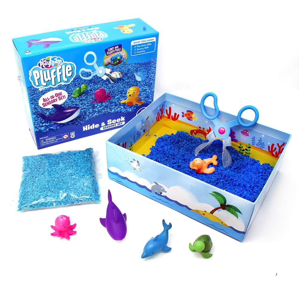 Playfoam® Pluffle™ Smyslová sada - Schovávaná (Hide & Seek Sensory Set)