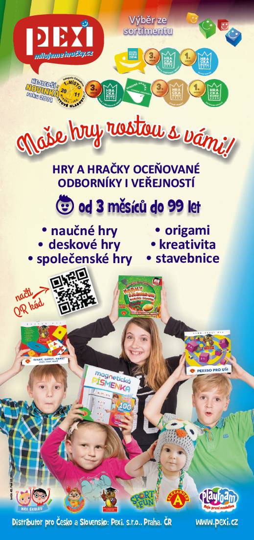 Leták 4 DL skládaný - Pexi Mix produktů 2022, CZ