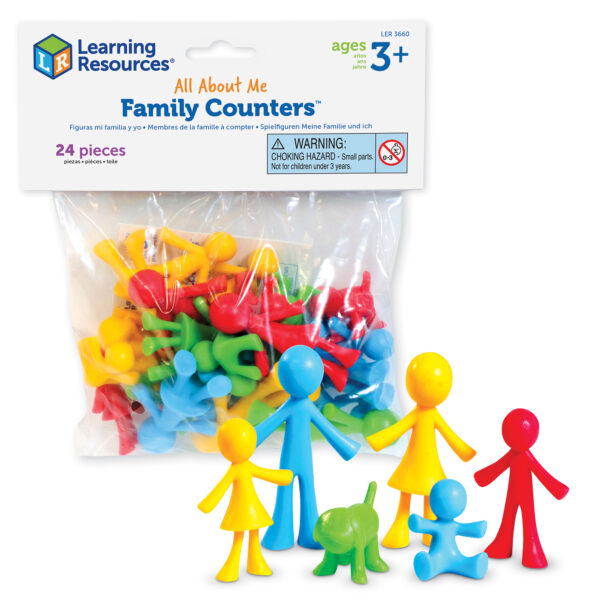 Moje rodina - Počítací figurky - 24 ks Smart pack (All About Me Family Counters)
