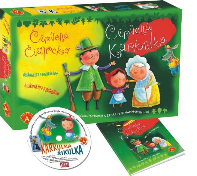Červená karkulka - desková hra s pohádkou - VYŘAZENO