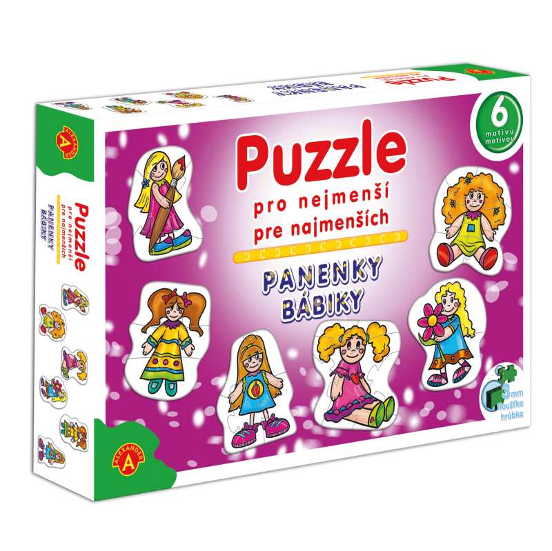 Puzzle pro nejmenší - Panenky - VYŘAZENO