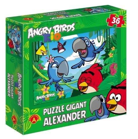 Angry Birds RIO - Puzzle 36 GIGANT- V džungli - VYŘAZENO