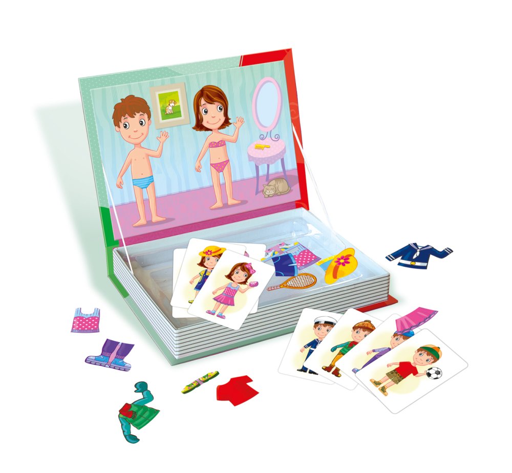 Magnetické příběhy-OBLÉKÁNÍ s Aničkou a Tomáškem - VYŘAZENO