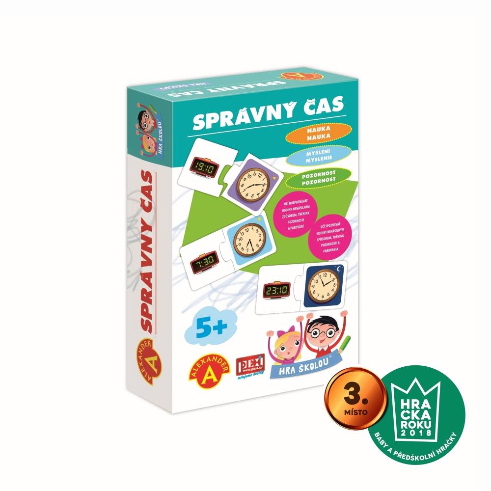 Hra školou® - SPRÁVNÝ ČAS - VYŘAZENO