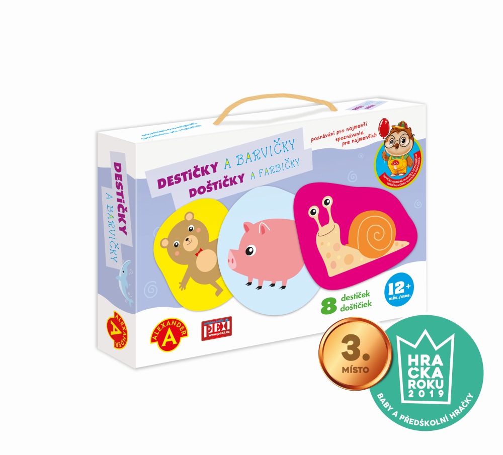 Poznávání pro nejmenší - Destičky a barvičky - VYŘAZENO