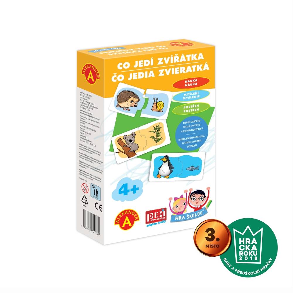 Hra školou® - CO JEDÍ ZVÍŘÁTKA