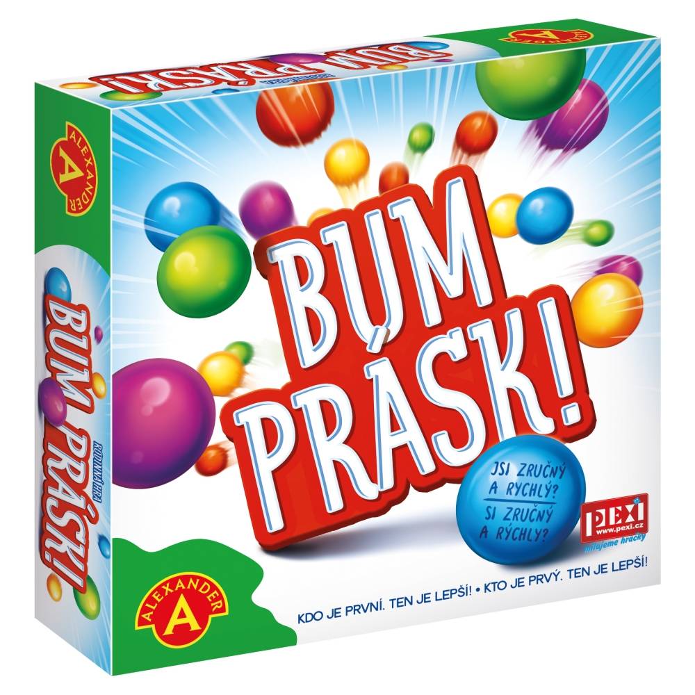 BUM, PRÁSK! - rodinná společenská hra - VYŘAZENO