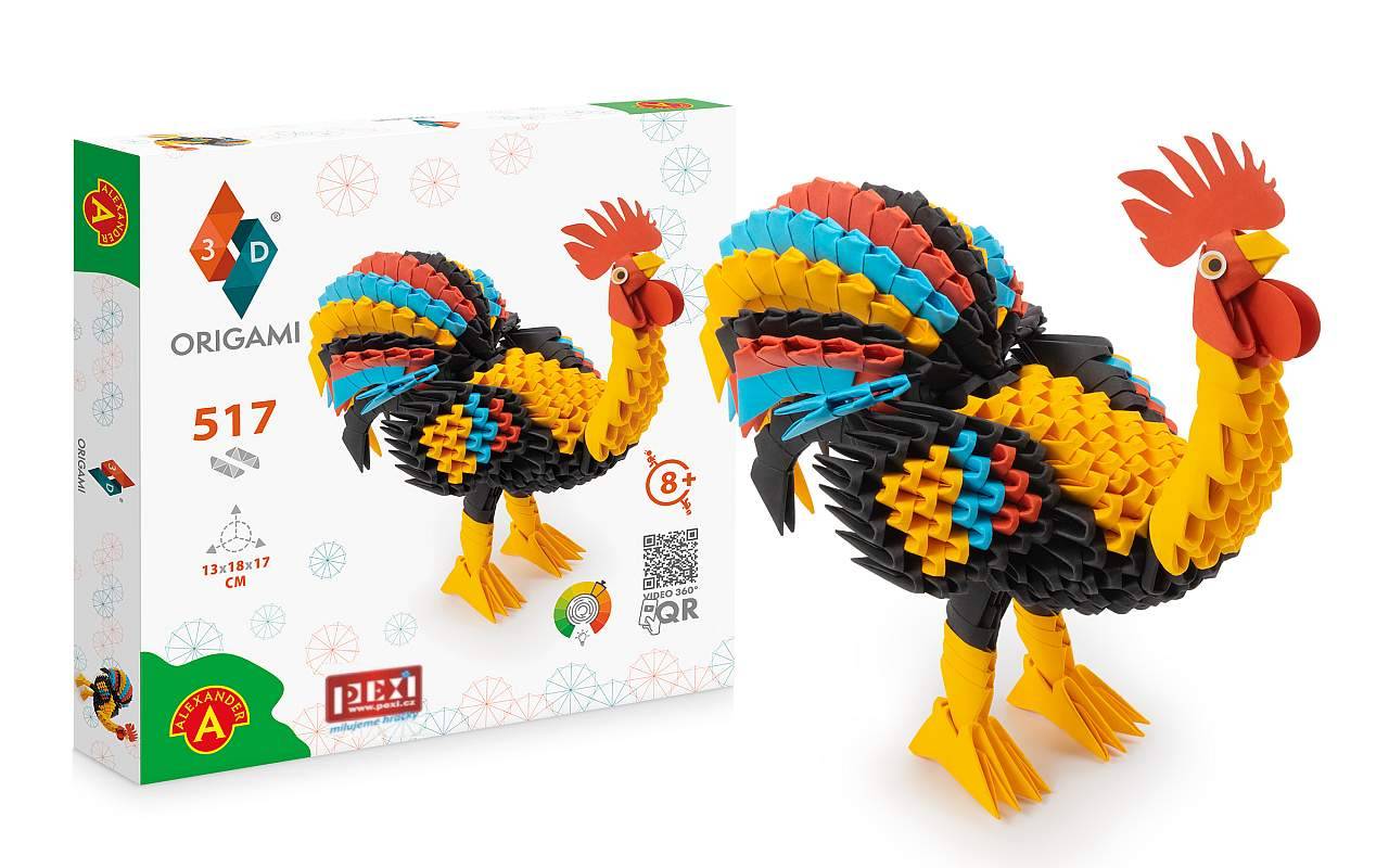 PEXI Origami 3D - Kohout - VYŘAZENO
