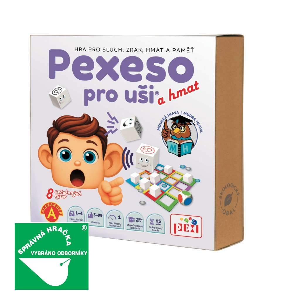 PEXI Pexeso pro uši a hmat