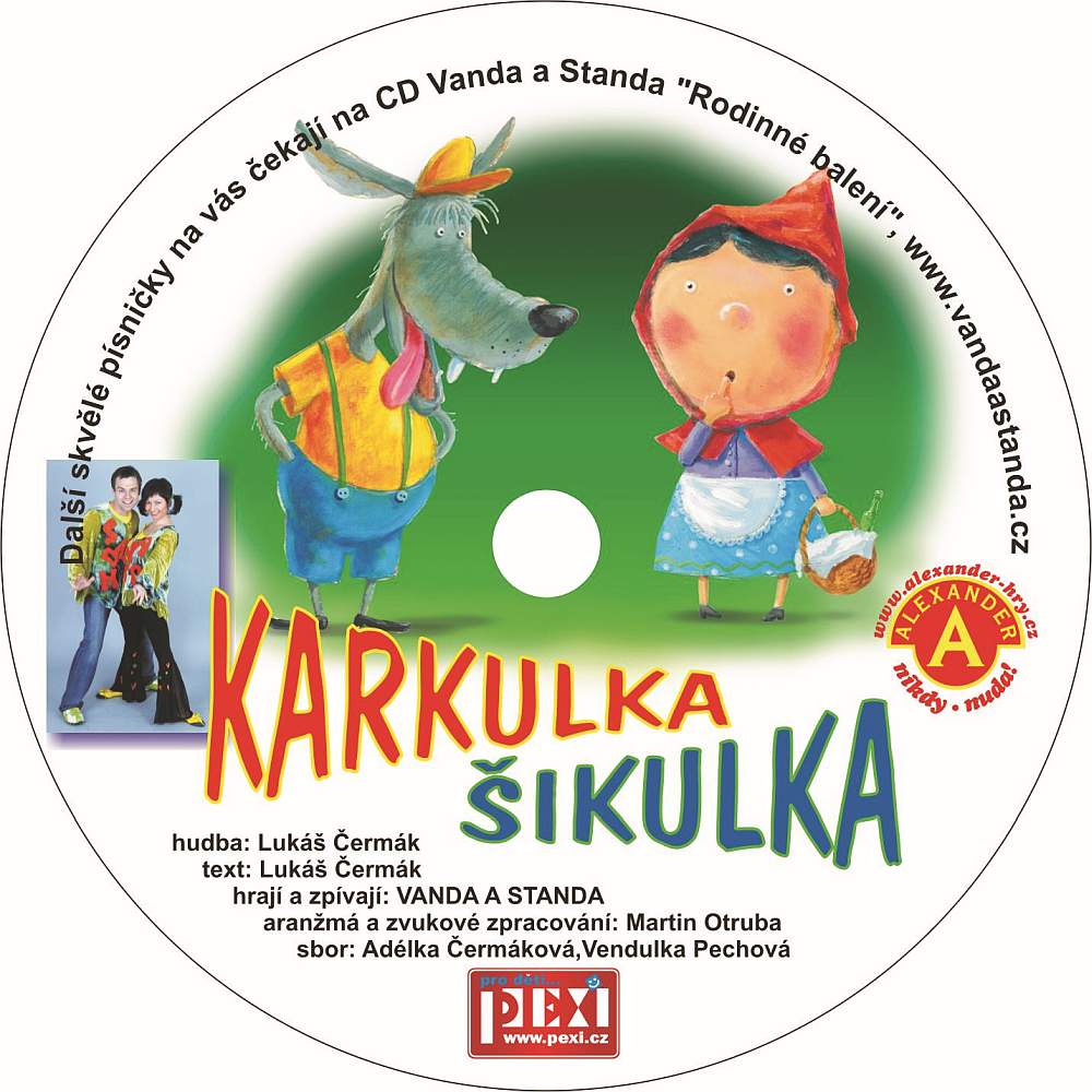 CD Písnička Karkulka Šikulka - ke hře Červená karkulka
