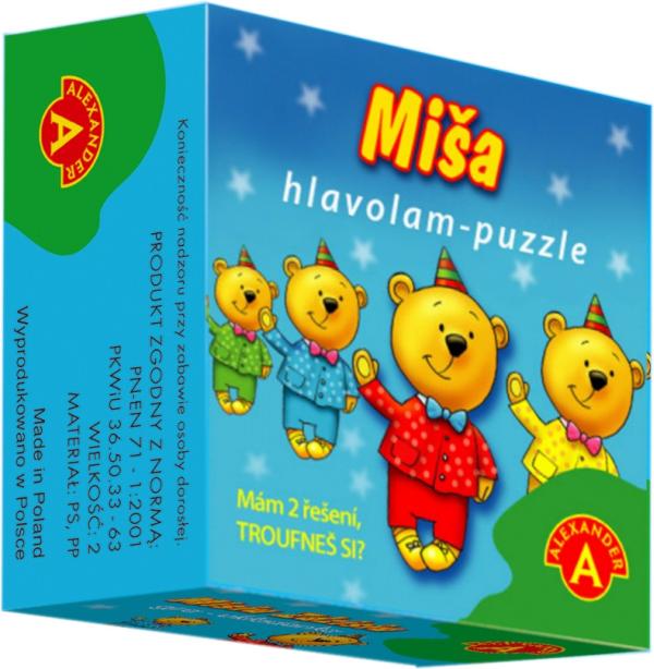 Hlavolam-puzzle Míša - Z VÝSTAVY