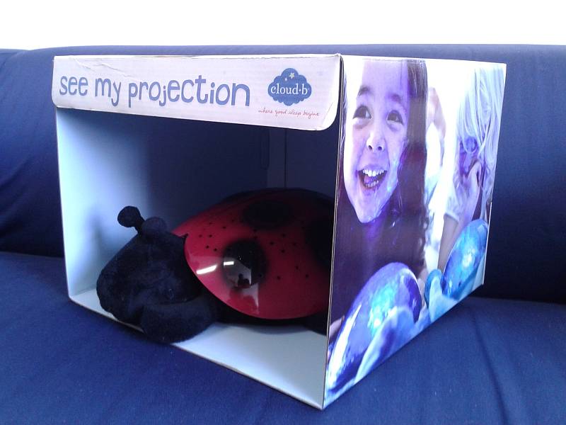 Projekční box pro hračky Cloud b - papírový