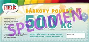 DÁRKOVÝ POUKAZ 500,-Kč - voucher Pexik.cz 