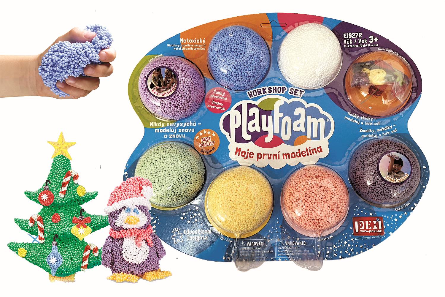 Modelína PlayFoam® Boule - Workshop set (CZ/SK/PL/HU/HR/SLO)