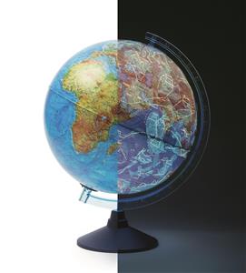 Interaktivní Glóbus CZ - 32 cm, s rozšíř. realitou, 3D-reliéf, LED světlo, Noční souhvězdí