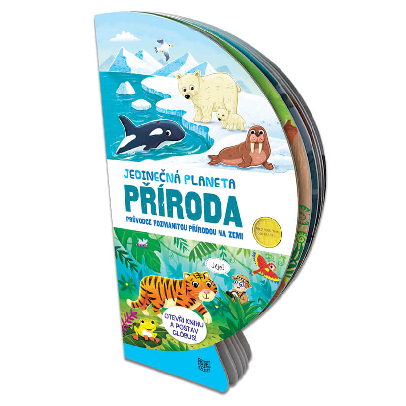 Knížka rozkládací globus  - PŘÍRODA