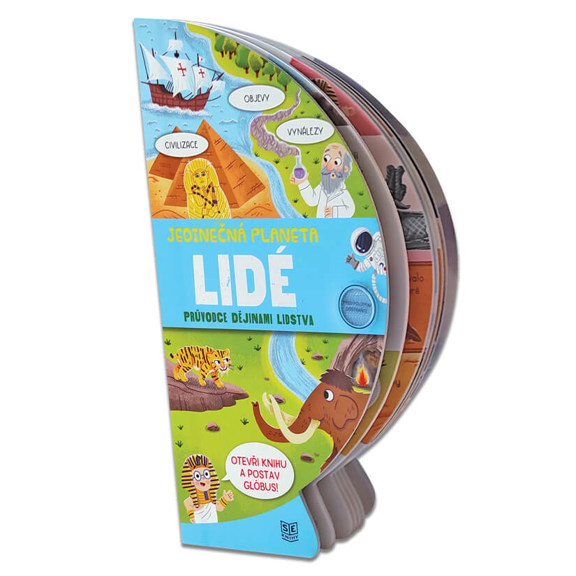 Knížka rozkládací globus  - LIDÉ