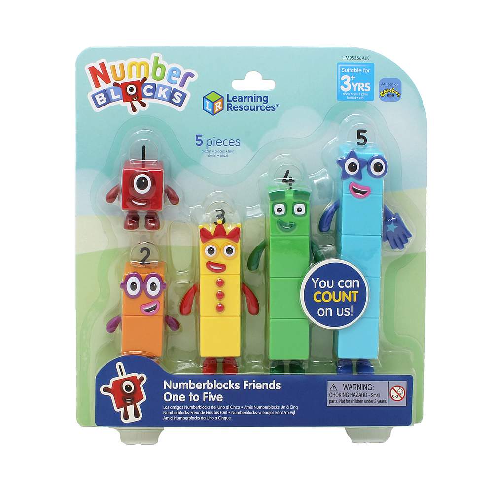 Postavičky Numberblocks® Friends 1 až 5 - VYŘAZENO