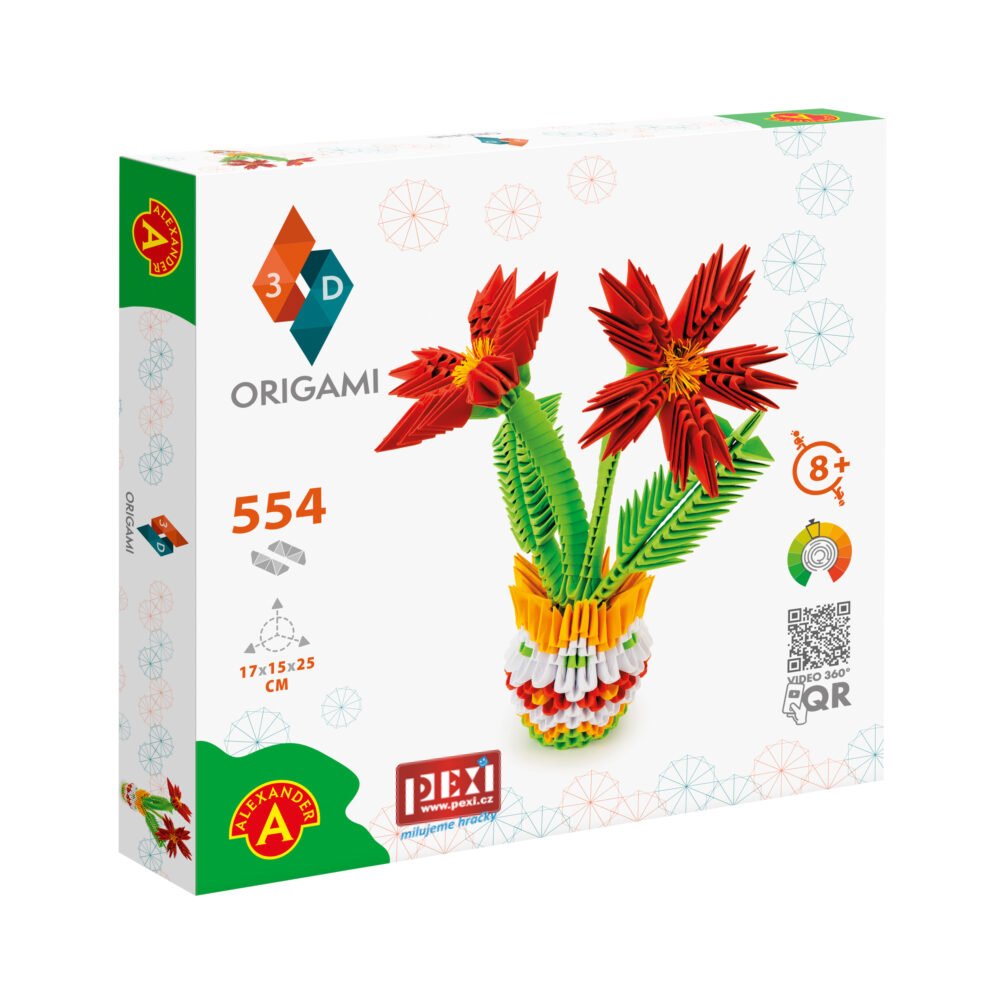PEXI Origami 3D - Květiny - VYŘAZENO