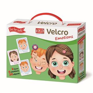 PEXI Velcro skládačky - Emoce (Emotions) - VYŘAZENO