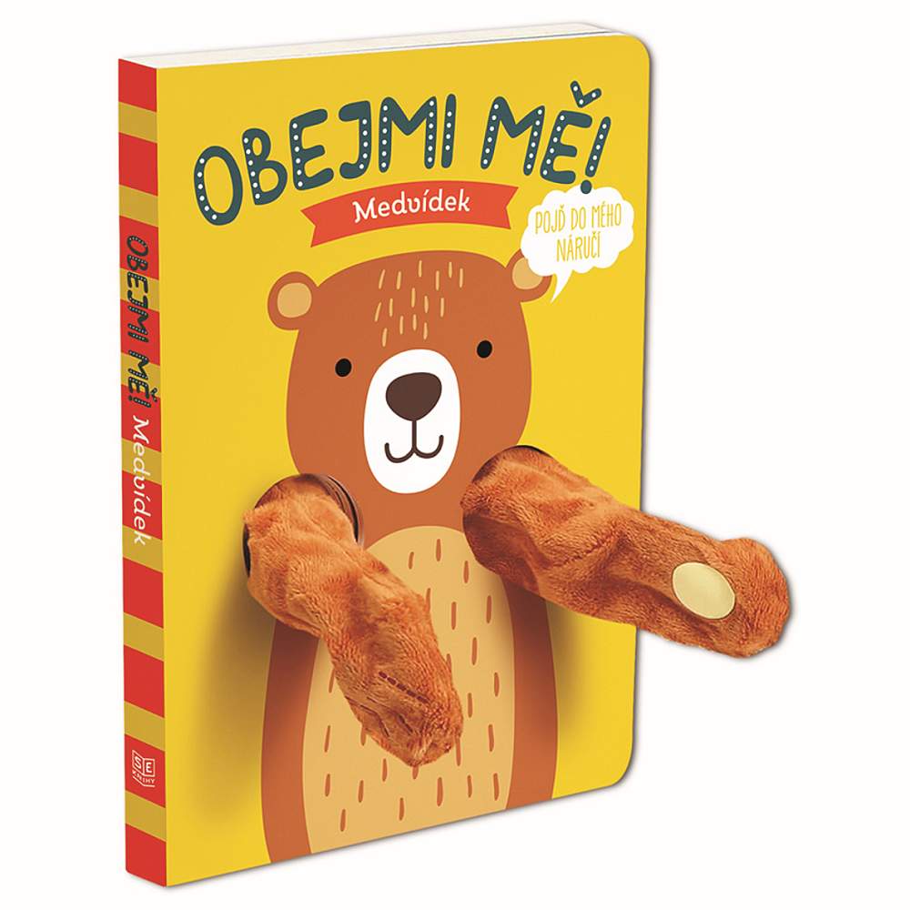 Maňásková knížka  - Obejmi mě! MEDVÍDEK