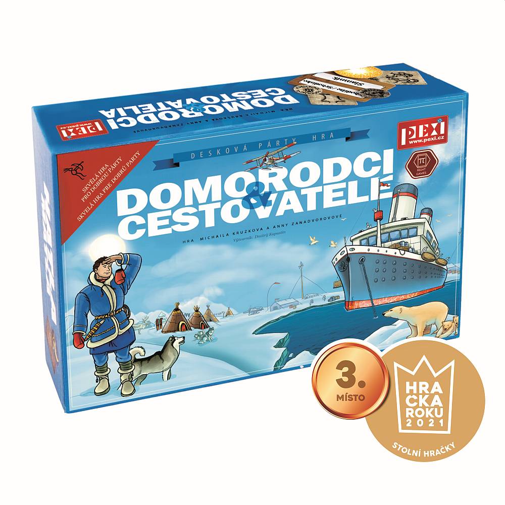 DOMORODCI&CESTOVATELÉ - desková hra s intuicí - Z VÝSTAVY