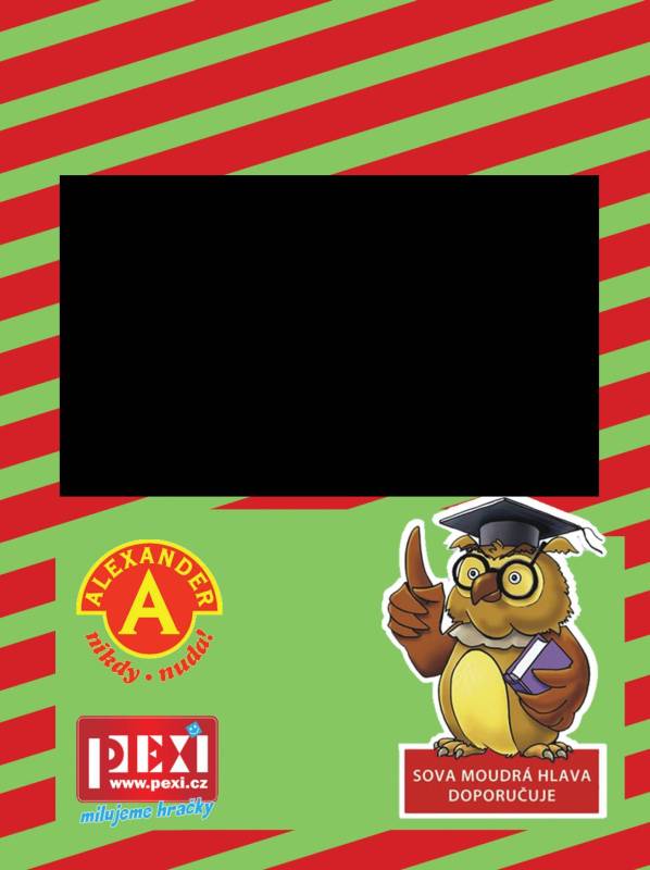 Rámeček na cenovky papírový Alexander-Sova