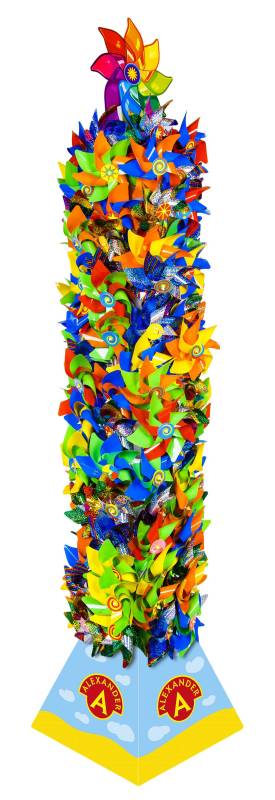 Větrníky Alexander -mix 140 ks, ve stojanu (velký, podlahový)