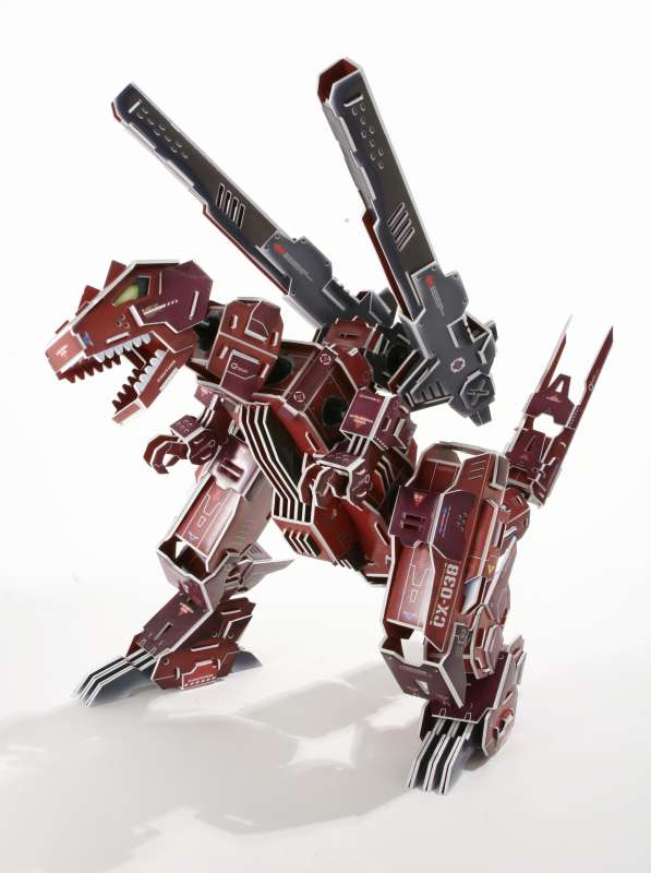 3D PUZZLE - TYRANNOTRON - Microrobot; výška 34 cm