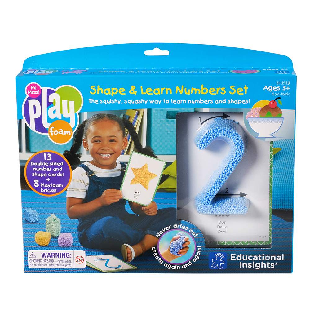 Playfoam® Tvaruj a Uč se - ČÍSLA (Shape & Learn Numbers Set)