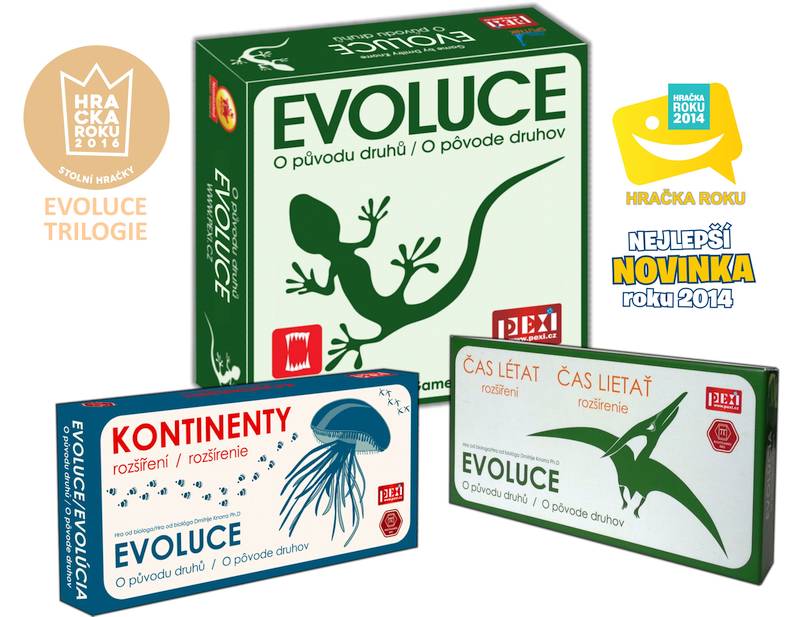 EVOLUCE Trilogie - O původu druhů+Čas létat+Kontinenty